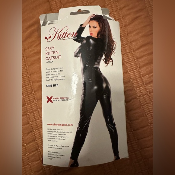 Allure Lingerie Sexy Kitten Catsuit - Picture 3 of 5